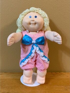 Vintage Cabbage Patch Kids Doll HM15 Girl With Lemon Ponytails